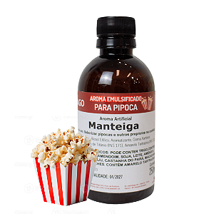 AROMA ARTIFICIAL PARA PIPOCA DE MANTEIGA 250ML 1UN MAGO