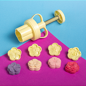 Kit Ejetor Max Flores Modelador de Doces e Brigadeiros BlueStar