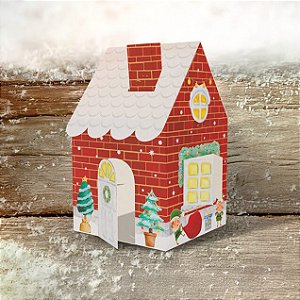 CASINHA P/ DOCES CONTO DE NATAL PCT C/ 10 UN C5628 IDEIA