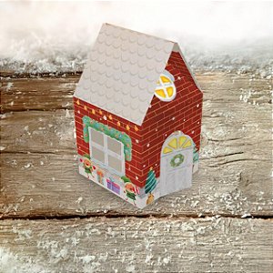 CAIXA MINI PANETONE CASINHA CONTO DE NATAL PCT C/ 10 UN C5604 IDEIA
