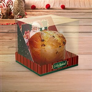 CAIXA MINI PANETONE CENARIO NOEL PCT C/ 10 UN C5722 IDEIA