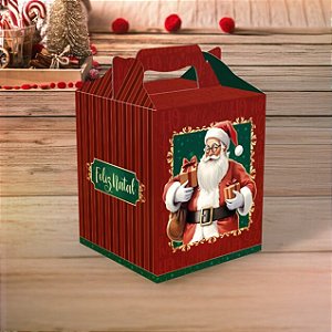 CAIXA MINI PANETONE MALETA C/ ALCA NOEL PCT C/ 10 UN C5736 IDEIA