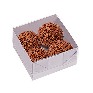 CAIXA ESSENCIAL (04 DOCES) - BRANCO - PCT C/ 10 UNIDADES