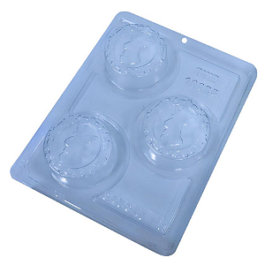 FORMA ESPECIAL PÃO DE MEL CLASSICO DO COELHO C/ 3 PARTES BWB 10625