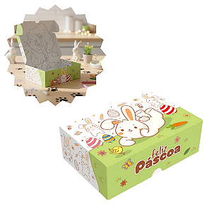 CAIXA 6 DOCES PRACTICE - PASCOA COLORIR - PCT C/ 10 UNIDADES C5874