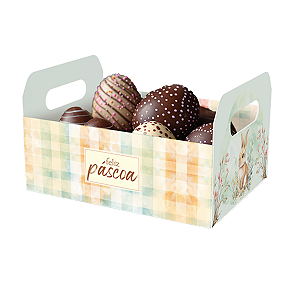 CESTA CAIXOTE G - PASCOA ENCANTOS - PCT C/ 10 UNIDADES C5851