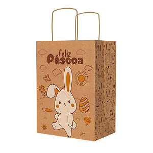 SACOLA ECO PP - PASCOA COLORIR - PCT C/ 10 UNIDADES C5902