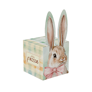 CAIXA ORELHA P/ 01 DOCE - PASCOA ENCANTOS - PCT C/ 10 UNIDADES C5804