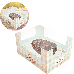 5 Caixas Para Ovo De Colher 150/250g Páscoa Encantos C5794 Ideia