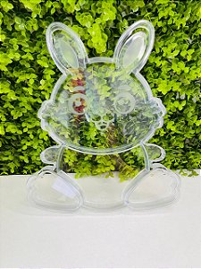 Bandeja Petisqueira Coelho Cristal Páscoa Festplastik