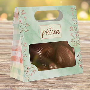 10 Sacos Practice Com Alça E Visor Páscoa Encantos C5848 Ideia