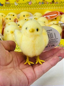 Pintinho Decorativo Amarelo 06cm 1067920 Cromus