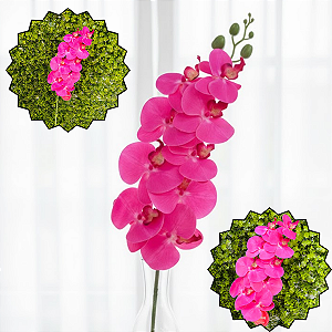 Haste Orquídea 98cm Rosa Artificial Cromus 1086408