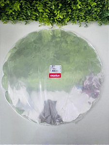 Poli Redondo Transparente 38cm Pacote C/50un Cromus 702012