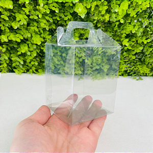 10 Maletas Cristal 7x7x9cm Lembrancinhas Presentes Doces Panetone Festa C5234 Ideia