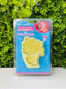 Cortador Com Carimbo Melhor Mãe Do Mundo - 2 Peças - BLUESTAR