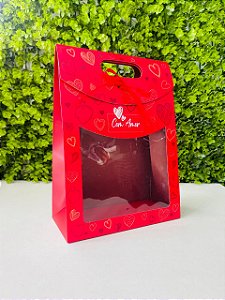 10 Maletas Com Visor E Alça Amor Em Caixa Mães Namorados Presentes C5968 Ideia