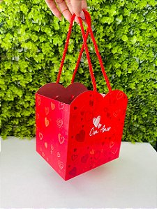 10 Sacolas Especial Amor Em Caixa Dia Das Mães Namorados Presentes Chocolate C5976 Ideia