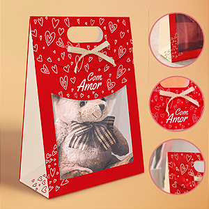 10 Maletas Com Visor E Alça Suspiros De Amor Presente Dia Dos Namorados Mães C5984 Ideia