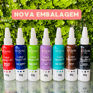 Corante Color Liquid Gel 60G Iceberg