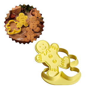 Cortador Carimbo Ginger Natal Pasta Americana Biscuit BlueStar