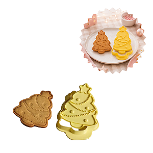 Cortador Carimbo Árvore De Natal Massas Biscuit Pasta Americana Bluestar