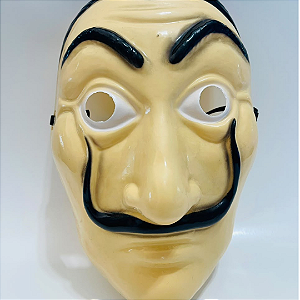 Máscara Dali Com Bigode C/1un Ponto Das Festas PF1349