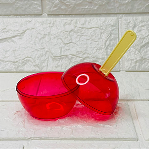 Lembrancinha Maçã Do Amor Vermelho Palito Pct C/10un Oldani F2292
