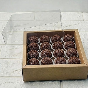 Caixa Alta Com Moldura 16 Doces Kraft Pct C/10un C4645 Ideia