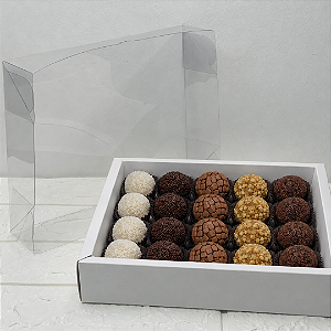 Caixa Alta Com Moldura 20 Doces Branco Pct C/10un C4636 Ideia
