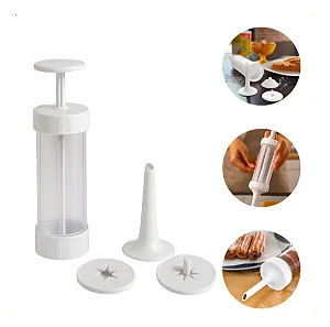 Máquina Manual de Churros Fácil Caseiro Simples Confeitaria Dona Lella