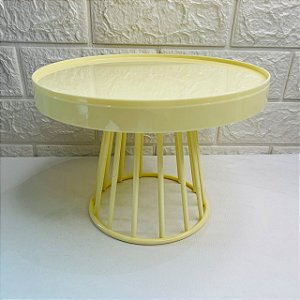 Boleira Roma Mista 23,5cm - Amarelo Candy