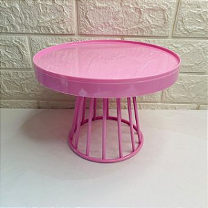 Boleira Roma Mista 23,5cm - Rosa Candy