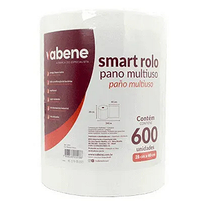 Pano Mult Smart Rolo 40X28cm (600 Panos) Branco 35g 2459