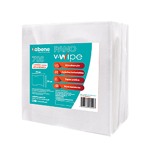V-Wipe 70s 30X29cm Branco 50Uun/Pct Vabene 24662