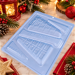 Forma Especial Tradicional Natal Tablete Árvore C/3 Partes BWB 10316