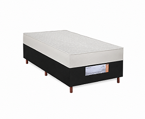 Cama Acoplada 188x88x60 Colchoarte Preto Mega