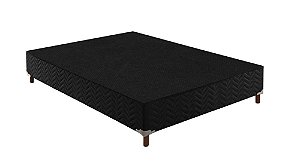 Box Sommier 188x138x30 Suede Azul Paropas