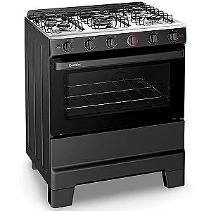 Fogão 5 Bocas F5IAP 5121 Esmaltec Preto