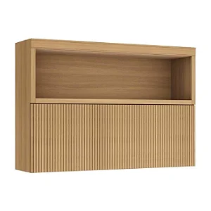 Armário Aéreo de Cozinha Marquesa 1 Porta Basculhante 120cm Nesher Nature