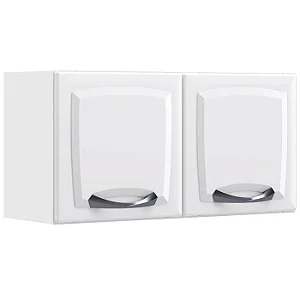 Armário Aéreo de Cozinha New Premium 2 Portas Geladeira Itatiaia Branco