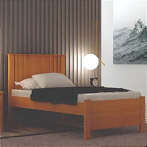 Cama de Solteiro Milano Leifer Cinamomo