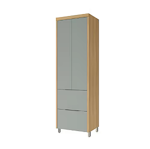 Paneleiro 2 Portas 2 Gavetas Marquesa  Nesher Nature/Verde