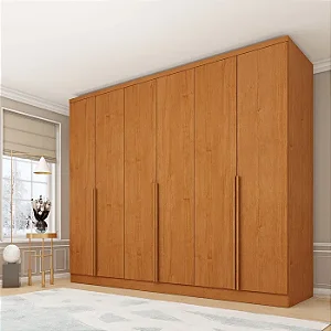 Guarda Roupa Cataguases 6 Portas Tcil Cinamomo