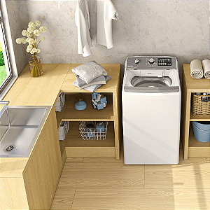 Lavadora de Roupa Automática LCA14 14kg 127v Colormaq Branca