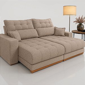 Sofá Dakar Senegal 0,90 Evidence Linho Bege