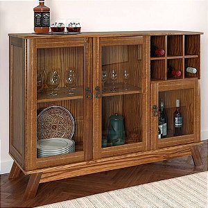 Armário Buffet Adega França Paris Rodmóveis Ypê