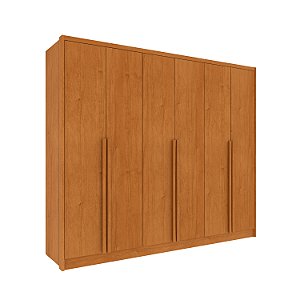 Guarda Roupa Realeza 6 Portas Tcil Cinamomo