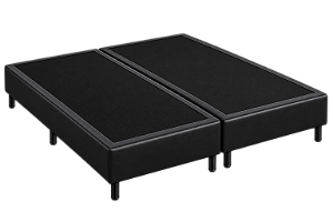 Base Box Queen Veludo Preto 198x79x28 Portobel