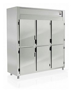 Geladeira Grep 6 portas inox Gelopar a melhor da categoria